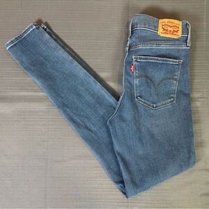 Levi’s 720 High Rise Super Skinny Jeans Women’s Size 27 Blue Stretch Denim